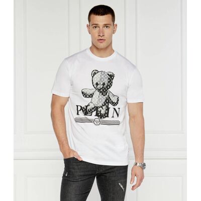 Philipp Plein T-shirt Tattoo Regular Fit biały XL Philipp Plein T-shirt Tattoo Regular Fit biały XL