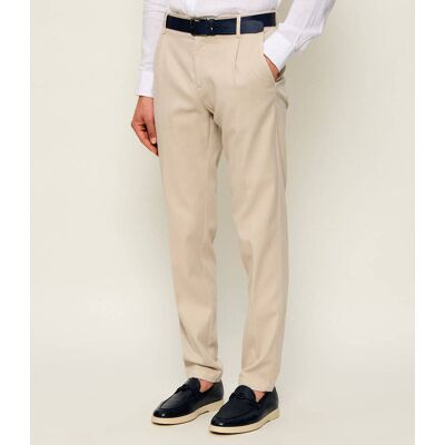 Eleventy Spodnie chino Relaxed fit beżowy 34 Eleventy Spodnie chino Relaxed fit beżowy 34