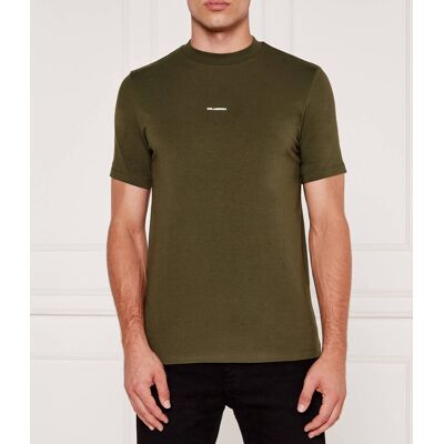 Karl Lagerfeld T-shirt Regular Fit zielony M Karl Lagerfeld T-shirt Regular Fit zielony M
