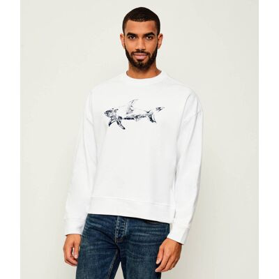 Paul&Shark; Bluza Loose fit biały M Paul&Shark; Bluza Loose fit biały M