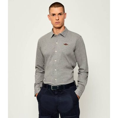 Aeronautica Militare Koszula Regular Fit szary L Aeronautica Militare Koszula Regular Fit szary L