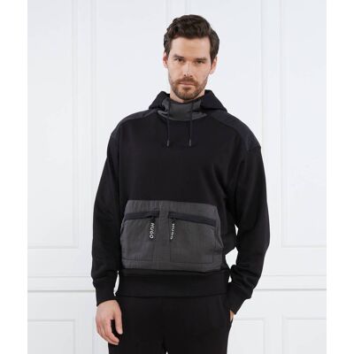 HUGO Bluza Dacacia Relaxed fit czarny L HUGO Bluza Dacacia Relaxed fit czarny L