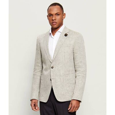 Joop! Lniana marynarka Hoverest Slim Fit zielony 46 Joop! Lniana marynarka Hoverest Slim Fit zielony 46