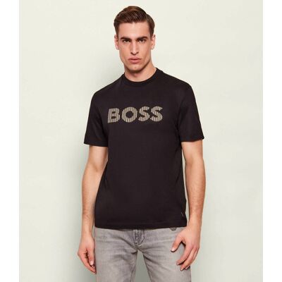Boss BLACK T-shirt C-Thompson 41 Regular Fit mercerised czarny XXL Boss BLACK T-shirt C-Thompson 41 Regular Fit mercerised czarny XXL
