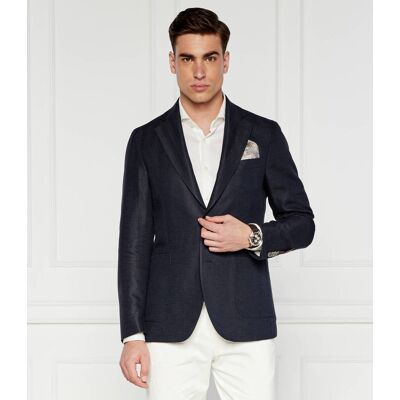 Oscar Jacobson Marynarka Ferry Regular Fit z dodatkiem lnu granatowy 56 Oscar Jacobson Marynarka Ferry Regular Fit z dodatkiem lnu granatowy 56