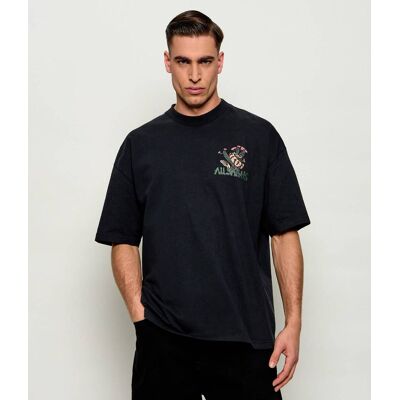 AllSaints T-shirt CACTI Oversize fit czarny XL AllSaints T-shirt CACTI Oversize fit czarny XL