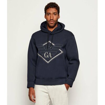 Giorgio Armani Emporio Armani Bluza Oversize fit granatowy XL Giorgio Armani Emporio Armani Bluza Oversize fit granatowy XL