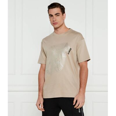Guess ACTIVE T-shirt CAPH Regular Fit beżowy S Guess ACTIVE T-shirt CAPH Regular Fit beżowy S