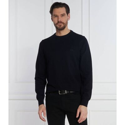Boss BLACK Sweter Pacas-L Regular Fit granatowy XL Boss BLACK Sweter Pacas-L Regular Fit granatowy XL
