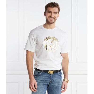 Just Cavalli T-shirt Regular Fit biały L Just Cavalli T-shirt Regular Fit biały L