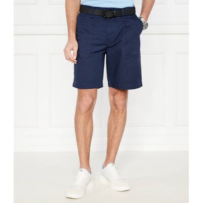 Gant Szorty Regular Fit z dodatkiem lnu granatowy 33 Gant Szorty Regular Fit z dodatkiem lnu granatowy 33