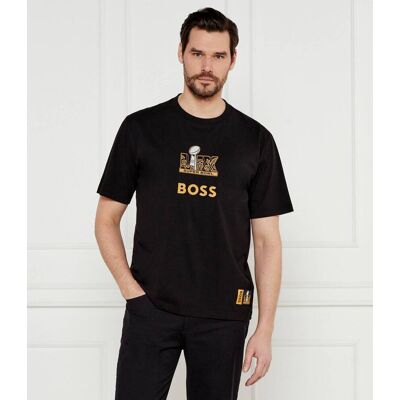 Boss ORANGE T-shirt Tunsil_NFL Regular Fit czarny L Boss ORANGE T-shirt Tunsil_NFL Regular Fit czarny L
