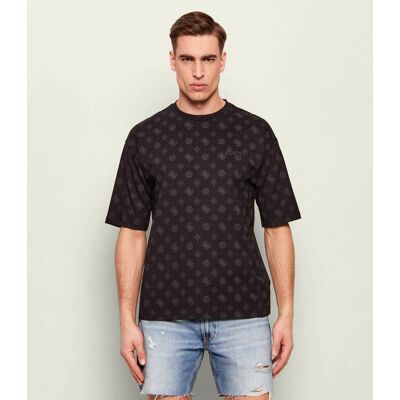 Guess ACTIVE T-shirt OVIDIO Loose fit czarny L Guess ACTIVE T-shirt OVIDIO Loose fit czarny L