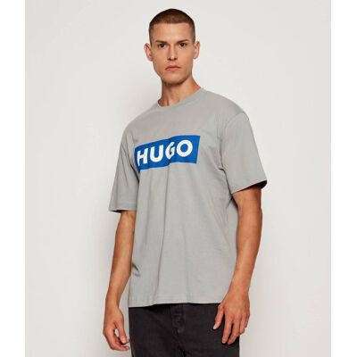 Hugo Blue T-shirt Nico Regular Fit szary XXL Hugo Blue T-shirt Nico Regular Fit szary XXL