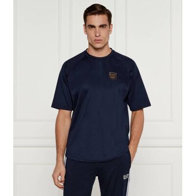 EA7 T-shirt Relaxed fit granatowy L EA7 T-shirt Relaxed fit granatowy L