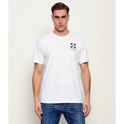 OFF-WHITE T-shirt SMALL ARROW Slim Fit biały XL OFF-WHITE T-shirt SMALL ARROW Slim Fit biały XL