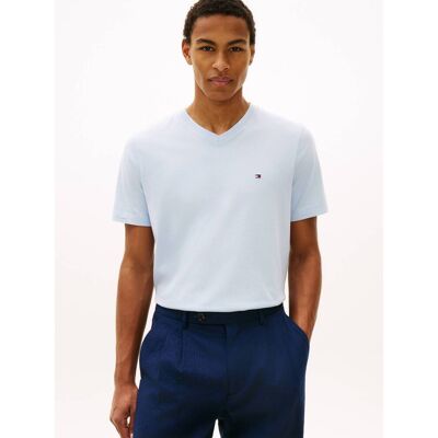Tommy Hilfiger T-shirt Essential Regular Fit błękitny XL Tommy Hilfiger T-shirt Essential Regular Fit błękitny XL