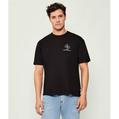 Guess T-shirt Classic fit czarny L Guess T-shirt Classic fit czarny L