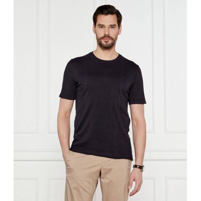 Oscar Jacobson Sweter Brian Slim Fit czarny L Oscar Jacobson Sweter Brian Slim Fit czarny L