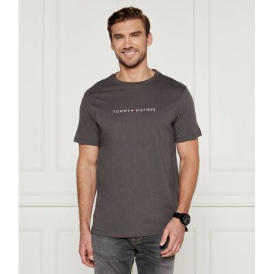 Tommy Hilfiger T-shirt Regular Fit grafitowy S Tommy Hilfiger T-shirt Regular Fit grafitowy S