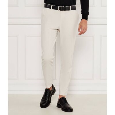 Boss BLACK Spodnie P-Genius-CW-WG-244 Slim Fit sztruks kremowy 54 Boss BLACK Spodnie P-Genius-CW-WG-244 Slim Fit sztruks kremowy 54