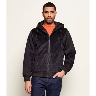Guess ACTIVE Kurtka bomber ELKI Regular Fit czarny XL Guess ACTIVE Kurtka bomber ELKI Regular Fit czarny XL