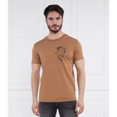 Replay T-shirt Regular Fit brązowy XL Replay T-shirt Regular Fit brązowy XL
