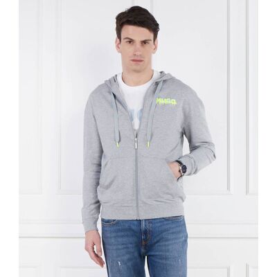 Hugo Bodywear Bluza Logo Jacket Hood Classic fit szary L Hugo Bodywear Bluza Logo Jacket Hood Classic fit szary L