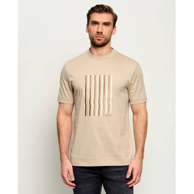 Boss BLACK T-shirt C-Thompson 41 Regular Fit mercerised beżowy XXL Boss BLACK T-shirt C-Thompson 41 Regular Fit mercerised beżowy XXL