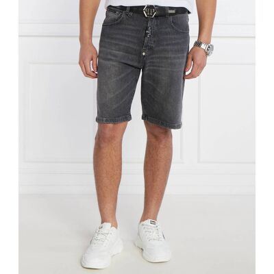 Philipp Plein Szorty Formentera Regular Fit denim grafitowy 38 Philipp Plein Szorty Formentera Regular Fit denim grafitowy 38