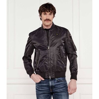 BLAUER Kurtka bomber ROCKY Regular Fit czarny L BLAUER Kurtka bomber ROCKY Regular Fit czarny L
