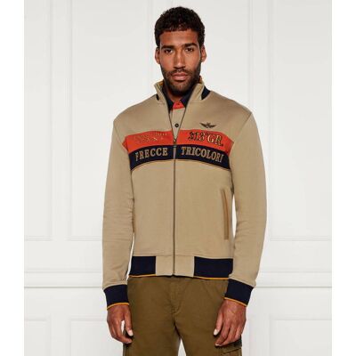 Aeronautica Militare Bluza Regular Fit beżowy XL Aeronautica Militare Bluza Regular Fit beżowy XL