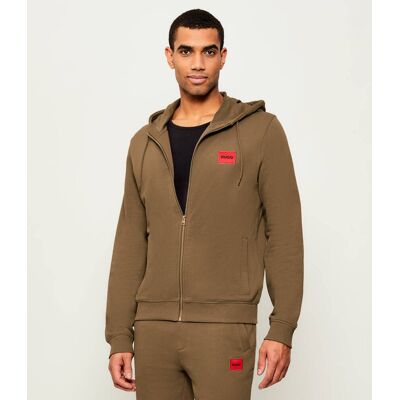 HUGO Bluza Daple212 Regular Fit khaki XL HUGO Bluza Daple212 Regular Fit khaki XL