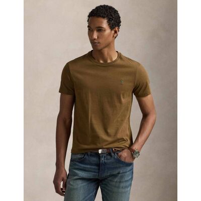 Polo Ralph Lauren T-shirt Custom slim fit brązowy XL Polo Ralph Lauren T-shirt Custom slim fit brązowy XL