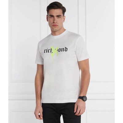Richmond X T-shirt ULSOY Regular Fit biały XXL Richmond X T-shirt ULSOY Regular Fit biały XXL