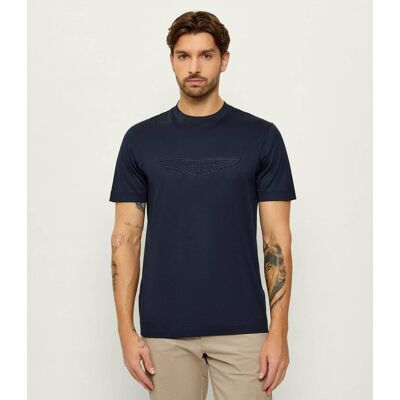 BLACK T-shirt C-Taut 249_AM BOSS x Aston Martin Regular Fit granatowy XXXL BLACK T-shirt C-Taut 249_AM BOSS x Aston Martin Regular Fit granatowy XXXL