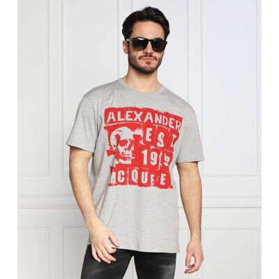 Alexander McQueen T-shirt Regular Fit szary L Alexander McQueen T-shirt Regular Fit szary L