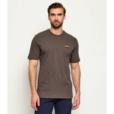 Aeronautica Militare T-shirt Regular Fit brązowy XL Aeronautica Militare T-shirt Regular Fit brązowy XL