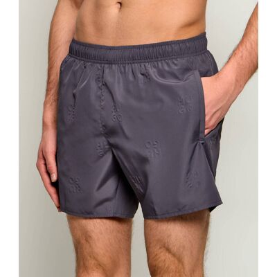 Hugo Bodywear Szorty kąpielowe TONAL Regular Fit grafitowy XL Hugo Bodywear Szorty kąpielowe TONAL Regular Fit grafitowy XL