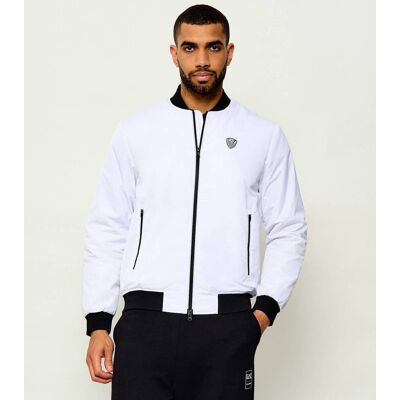 EA7 Kurtka bomber Regular Fit biały S EA7 Kurtka bomber Regular Fit biały S