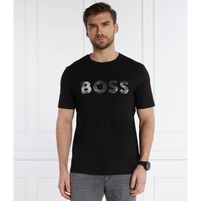 ORANGE T-shirt Te_Bossocean Regular Fit czarny XL ORANGE T-shirt Te_Bossocean Regular Fit czarny XL