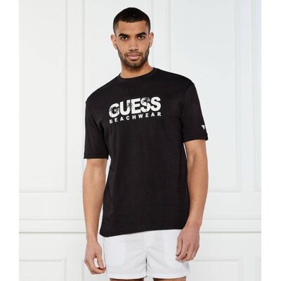 Guess Underwear T-shirt Classic fit czarny M Guess Underwear T-shirt Classic fit czarny M