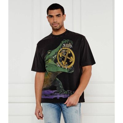 OFF-WHITE T-shirt BIG CROCO Loose fit czarny S OFF-WHITE T-shirt BIG CROCO Loose fit czarny S