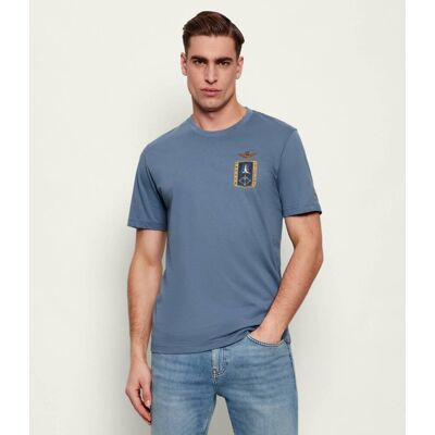 Aeronautica Militare T-shirt Regular Fit niebieski XXL Aeronautica Militare T-shirt Regular Fit niebieski XXL