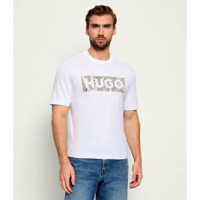 Hugo Blue T-shirt Nerpient Regular Fit biały XS Hugo Blue T-shirt Nerpient Regular Fit biały XS