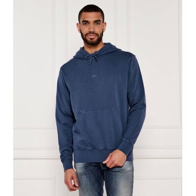 Boss ORANGE Bluza We_Dye_Hood Regular Fit niebieski M Boss ORANGE Bluza We_Dye_Hood Regular Fit niebieski M