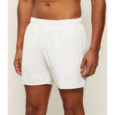 Hugo Bodywear Szorty kąpielowe TONAL Regular Fit ecru XXL Hugo Bodywear Szorty kąpielowe TONAL Regular Fit ecru XXL