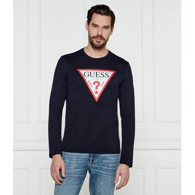 Guess Longsleeve Slim Fit granatowy XL Guess Longsleeve Slim Fit granatowy XL