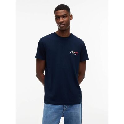 Tommy Jeans T-shirt Slim Fit granatowy XXXL Tommy Jeans T-shirt Slim Fit granatowy XXXL
