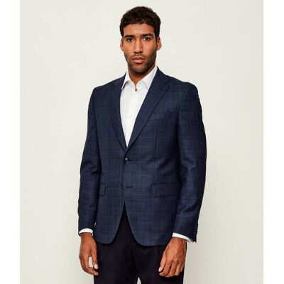 Boss BLACK Wełniana marynarka H-Hutson-251 Slim Fit granatowy 50 Boss BLACK Wełniana marynarka H-Hutson-251 Slim Fit granatowy 50